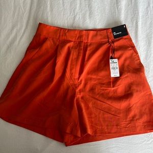 Orange High Rise Shorts (Express - size 4 NWT)